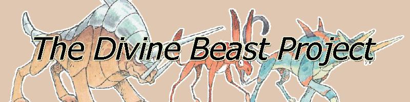 A banner reads 'The Divine Beast Project'